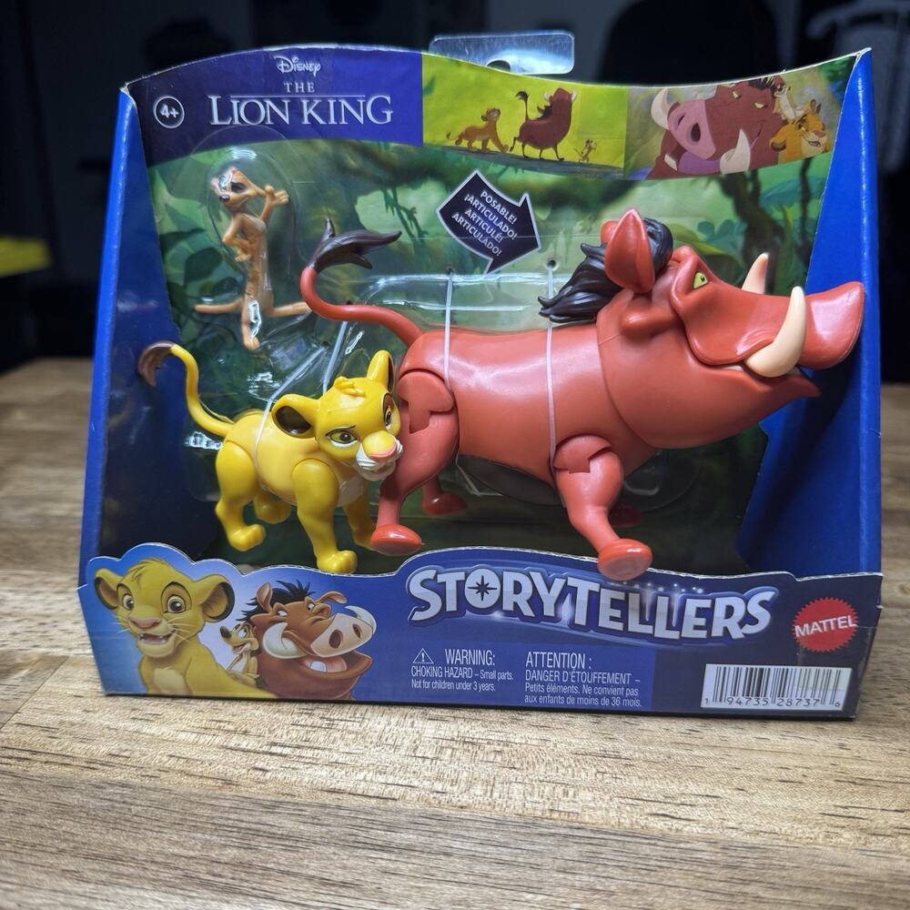 The Lion King Storytellers Hakuna Matata Pack Action Figure Set